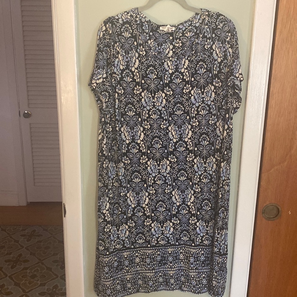 Artisan NY 2XL dress blue white black